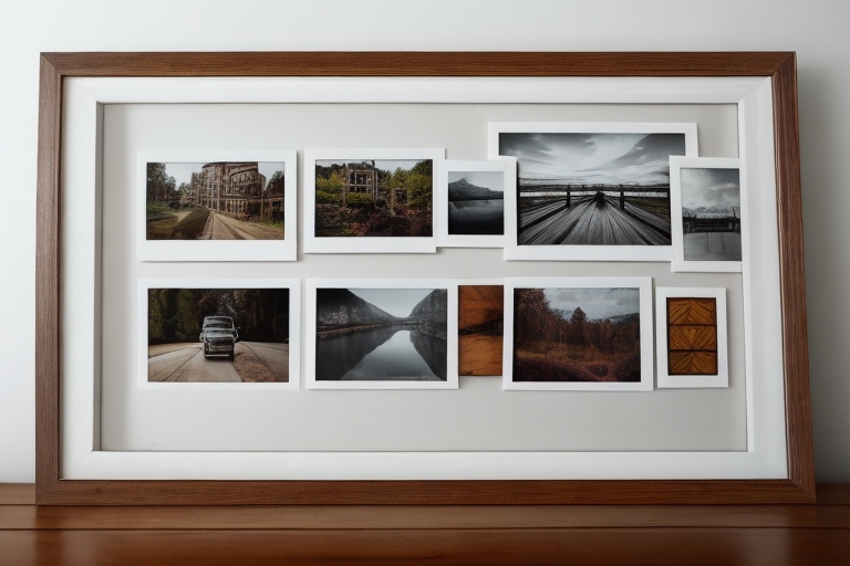 Wooden Photo Collage Frame